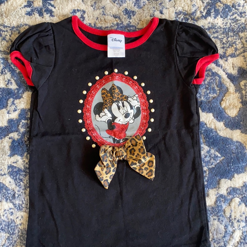 Minnie Mouse Leopard tee